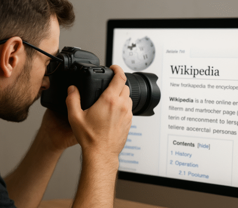 photographer gets a wikipedia page